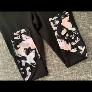 Zella cropped leggings with mesh detail